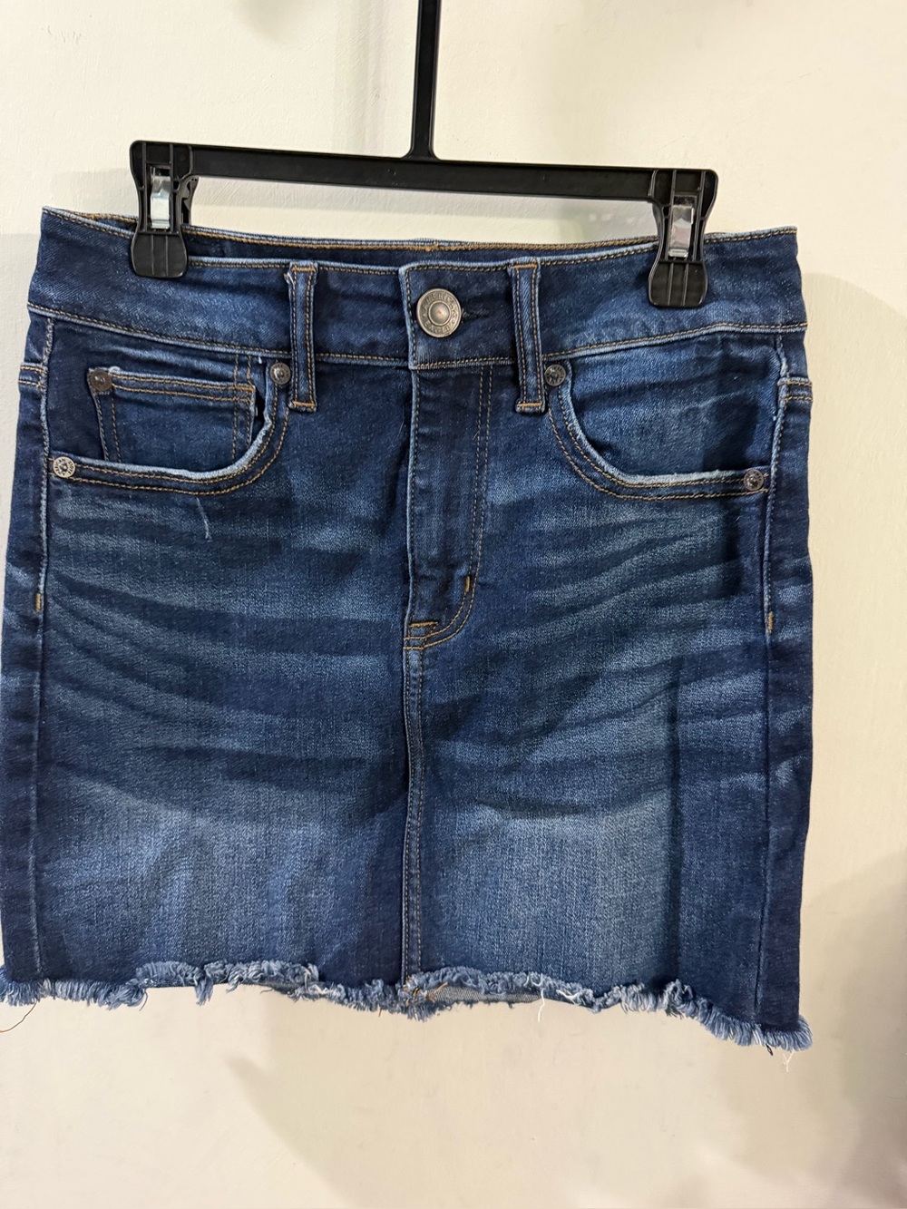 American Eagle Hi-Rise Mini Jean Skirt Size 2
